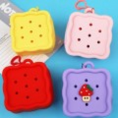 아기자기 악세사리 사각 미니 파우치 지비추홀