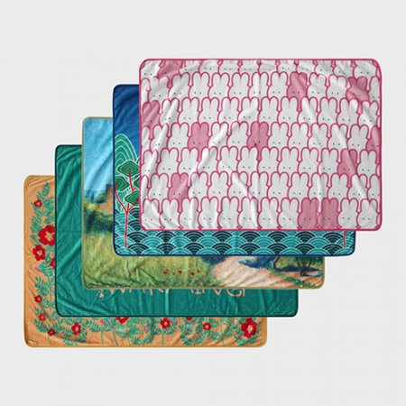 사각라운드 포토담요 (5mm극세사 / DTP전사) 맞춤제작 #5