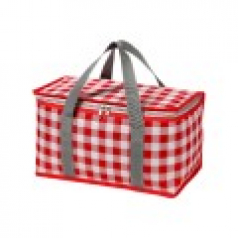 대용량 피크닉 체크 보냉백