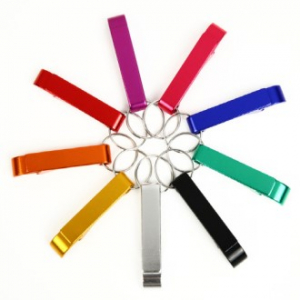 칼라 열쇠고리 오프너 병따개