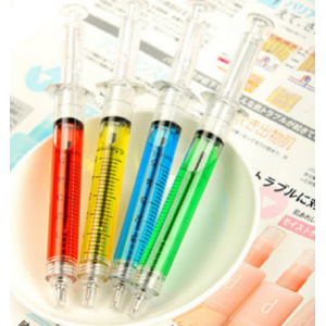 주사기 볼펜 캐릭터 볼펜