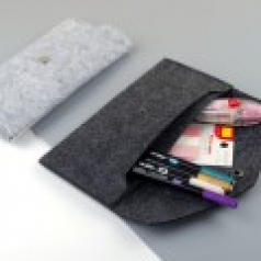펠트 필통 다용도 지갑