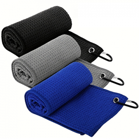 TH87 와플 패턴 골프 후크 타월 #3