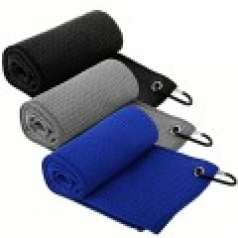 TH87 와플 패턴 골프 후크 타월