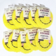 대영 스마일 반짝이 아크릴 수세미