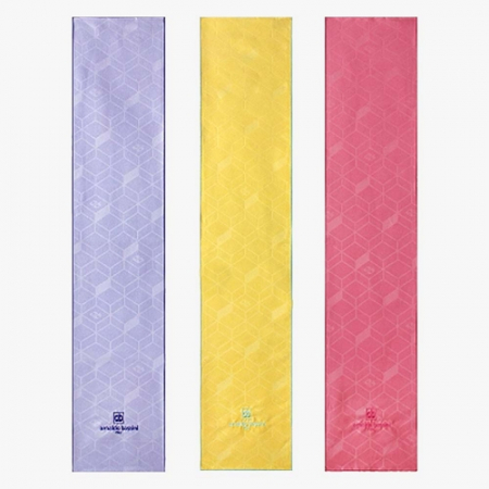 [송월타올] 아날도바시니 블록패턴 스포츠20 50g 극세사 수건 타월 #3