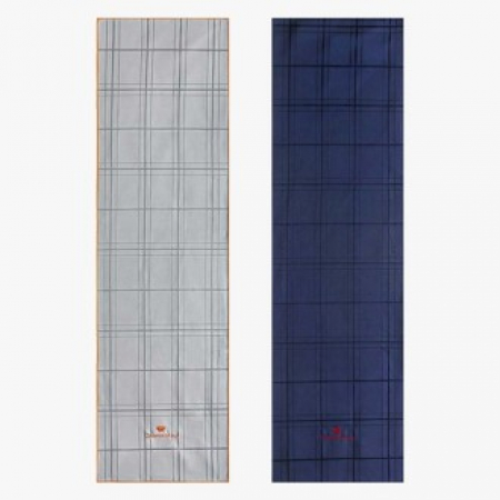 [송월타올] 카운테스마라 모던체크 스포츠 90g 극세사 수건 운동 타월 #2