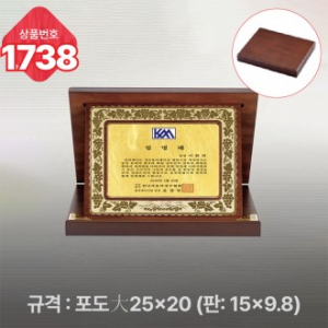 일반 상패 1738