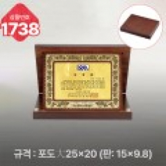일반 상패 1738