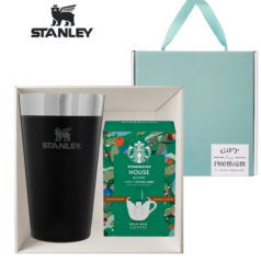 스탠리 파인트컵 블랙 스타벅스 커피 기프트 선물세트