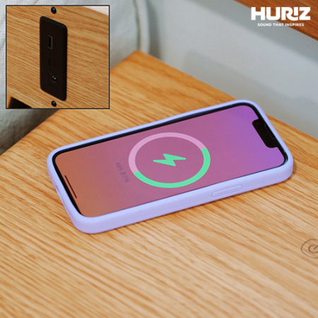 휴라이즈 무선충전 무드등 블루투스 테이블 스피커 #5