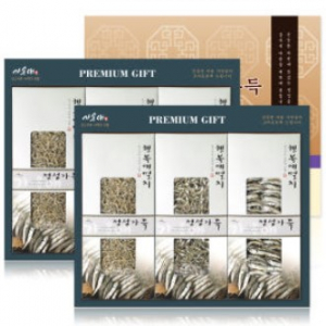 가온애 행복애가득 2단 멸치세트 1호(면세)