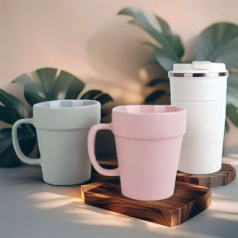 감성 파스텔 텀블러 머그 3종 세트