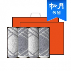 [송월타올] 몽블랑 200g 세면타올 호텔수건 4매세트+쇼핑백