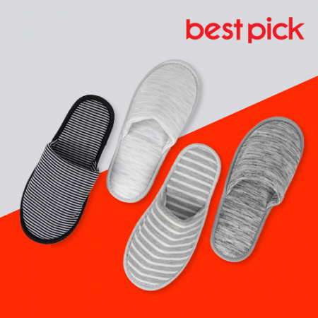 베스트픽 여행용 면슬리퍼 // 파우치증정 #2