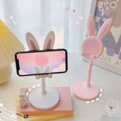 682 귀여운 토끼 스마트 폰 스탠드