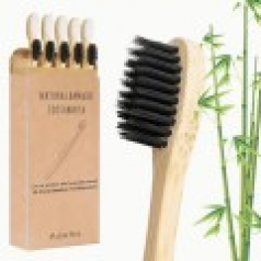 663 천연 대나무 칫솔 10개 세트