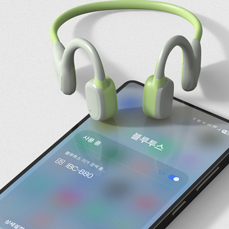 아이리버 초경량 투톤 컬러 블루투스 골전도 이어폰 IBC-B80 #4