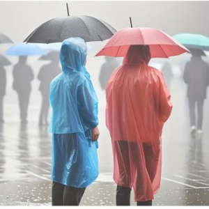 휴대용 우의 비옷 일회용 우비 레인코트 바람막이 방수판촉 답례품