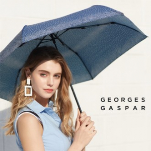 조지가스파 3단 슬림 블루도트 카본 우양산