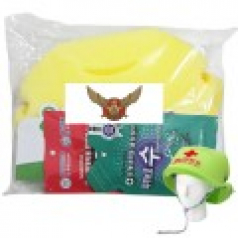 지진안전모+숨수건+피부보호수 재난안전모자(난연소재) 안전헬맷 비상재난모자 개구리안전모 화재대비 지진대비