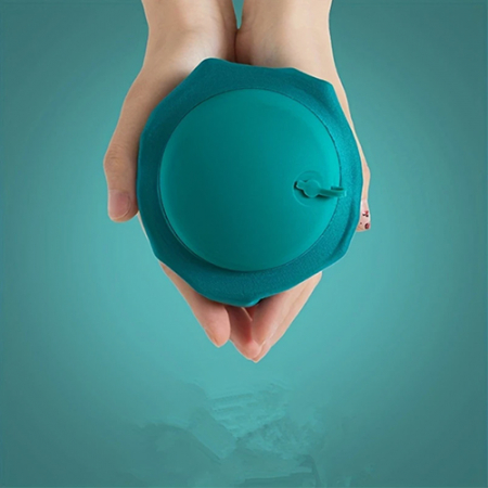 556 자동 팽창 휴대용 여행용 U자형 목베개 #2