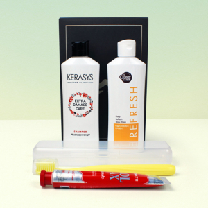 케라시스 샴푸 + 샤워메이트 바디워시 + 크리오 쿨맥스 치약 + 부케가르니 미세모 칫솔 + 치약칫솔케이스
