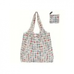 366 베이지색 식물 패턴 접이식 가방 1개