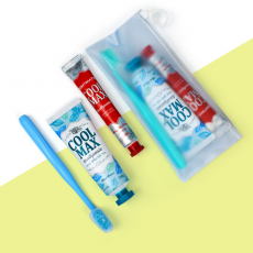 크리오 치약 쿨맥스 민트 100g+쿨맥스 스트롱 50g + 부케가르니 미세모칫솔 + 지퍼백