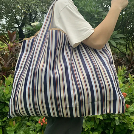 346 어깨끈이 있는 대형 재사용 가능한 나일론 쇼핑백 #2