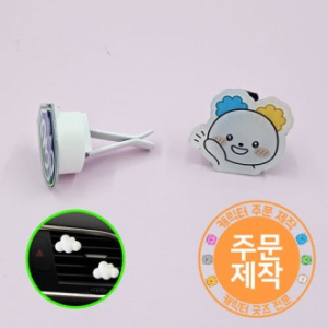 아크릴캐릭터 자동차 송풍구형 악세사리 // 주문제작