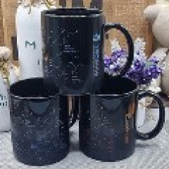 별자리 아이스변색 유광올블랙 머그컵