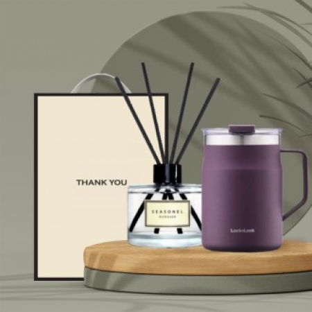 시즈넬 선물세트 락앤락 메트로그란데475머그+디퓨저120ml플레인 #2