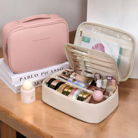 방수 대용량 화장품파우치 여행용파우치 화장품정리파우치 코스메틱파우치 메이크업파우치 수납파우치 넉넉한파우치 #2
