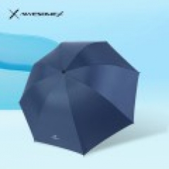 어썸엑스 UV차단 3단 수동 암막 파스텔 우양산(UPF50+) 블루 // 인쇄배송무료