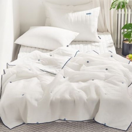 소담 스노우 시어서커+냉감 아이스셀 여름이불겸 스프레드+패드+베개커버 풀세트 싱글 3색상 (고급침구가방증정) #2