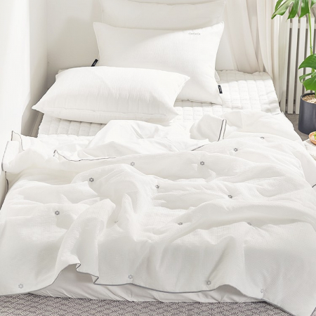 소담 스노우 시어서커+냉감 아이스셀 여름이불겸 스프레드+베개커버 세트 싱글 3색상 (고급침구가방증정) #5