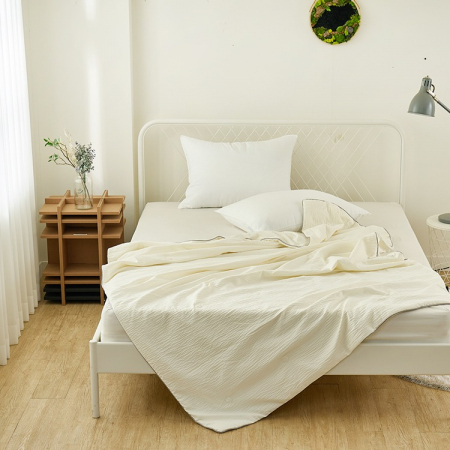 칠링풀 거즈 아이스셀 냉감 여름 스프레드겸 이불  싱글 3색상 (고급침구가방증정) #4