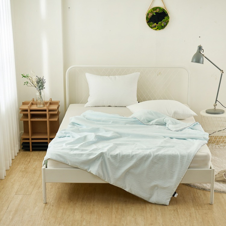 칠링풀 거즈 아이스셀 냉감 여름 스프레드겸 이불  싱글 3색상 (고급침구가방증정) #3