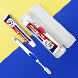 크리오 덴티메이트 치약 + 크리오 미세모칫솔 + 휴대용투명케이스