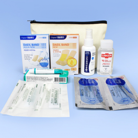 대일밴드 프리미엄 기획 24매 + 손소독제 + 닥터스킨연고 + 알콜스틱스왑 + 면봉 + 소독용에탄올 #3