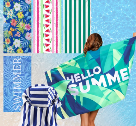 대형 비치타올 호텔 워터파크 #3