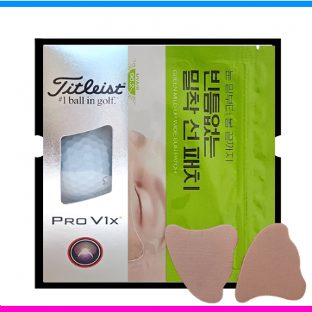 타이틀리스트 pro v1x 3구 닥터지 (Dr.G) 선패치 선물세트 (4pc) prov1x 3구 선물세트 #2