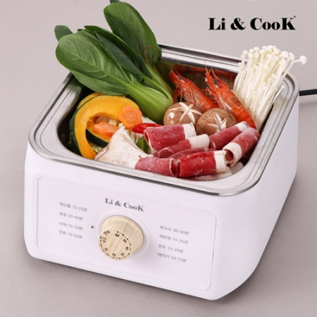 리앤쿡 노르딕 2단 스텐304 찜기 멀티쿠커 #3