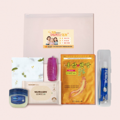 누리 치매 케어세트 8호(지퍼백) 보습크림 지압기 노인 한방패드