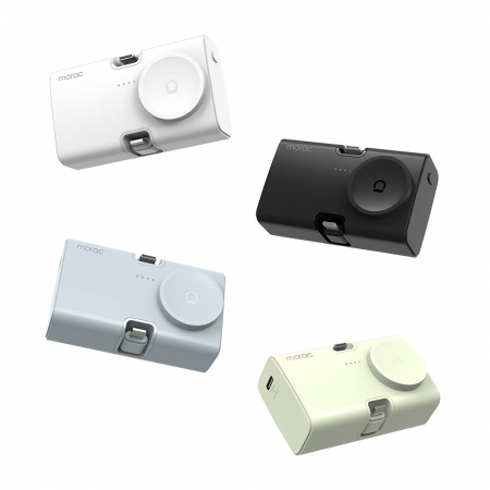 모락 큐잉 4IN1 C타입 8핀 도킹형 갤럭시워치 멀티 보조배터리 5000mAh #2