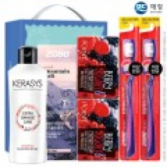 애경 케라시스샴푸180용기 2080히말라야핑크솔트치약 포인트베리비누2P 2080토탈케어칫솔2P(6종)