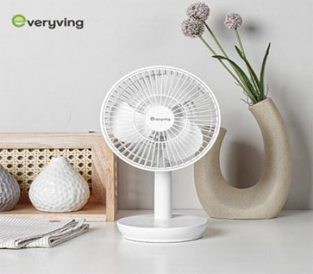 에브리빙 무선 탁상용 선풍기 Lime-0401F #2