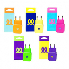 파스텔 컬러풀 롤링 어댑터 25W USB-A / USB-C