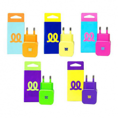 파스텔 컬러풀 롤링 어댑터 25W USB-A / USB-C